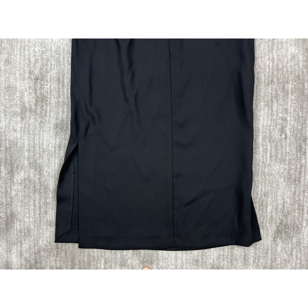 Morton Bernard Skirt Womens 6 Black Midi Pencil Straight High Waist Side Slit - Picture 8 of 10